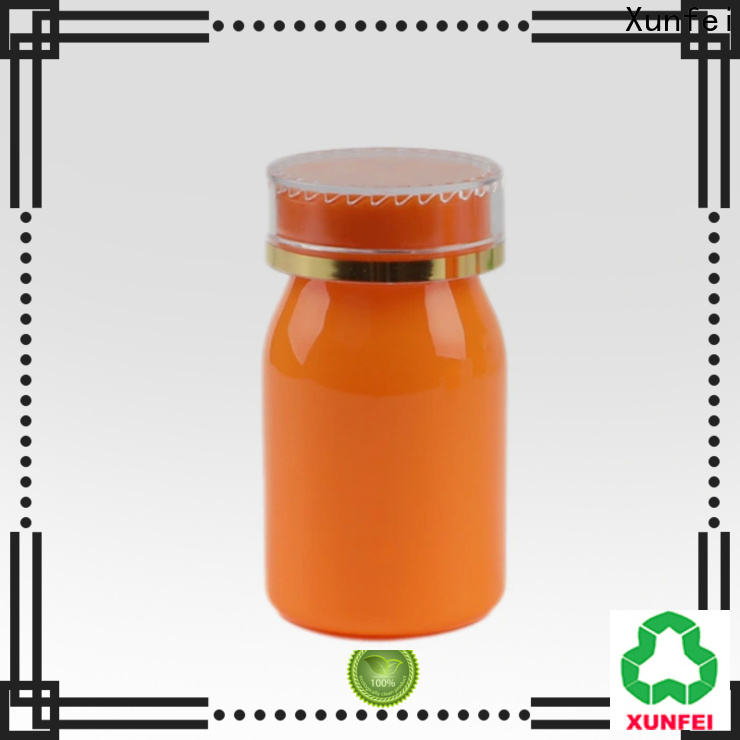 Xunfei brown plastic medicine bottles supplier