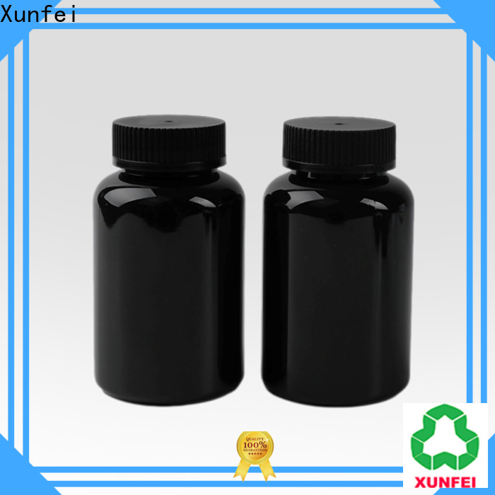 Xunfei brown plastic medicine bottles company