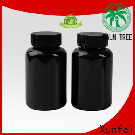 Xunfei brown plastic medicine bottles factory