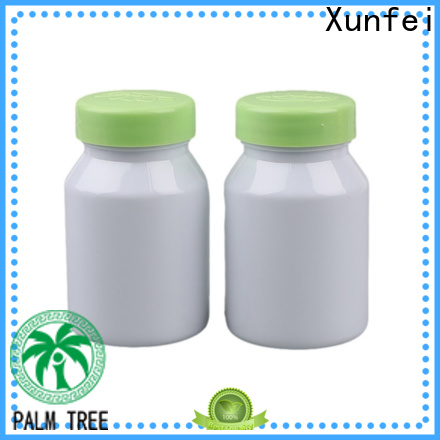 Xunfei brown plastic medicine bottles factory