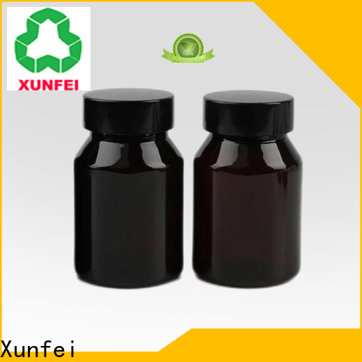 Xunfei Customized brown plastic medicine bottles for sale
