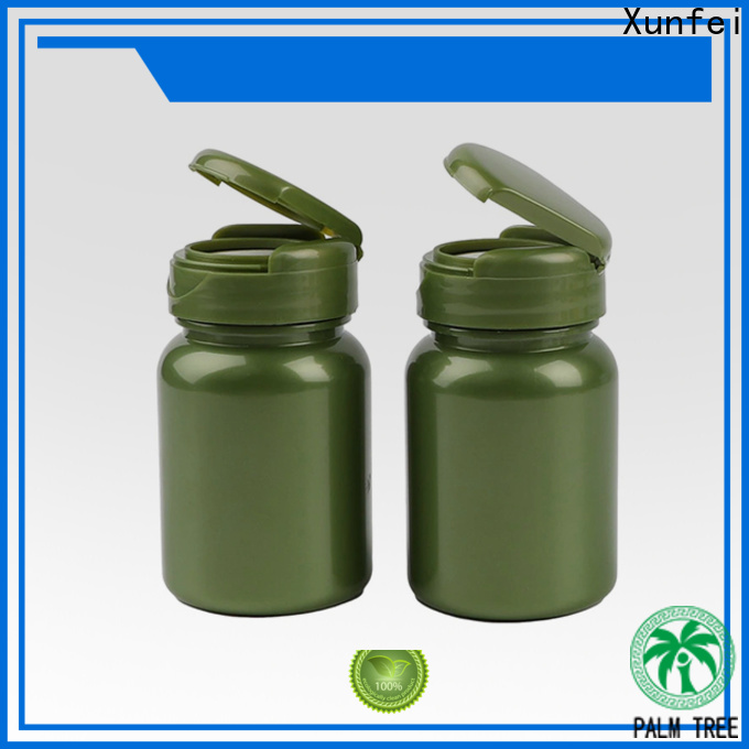 Xunfei Hot Sale brown plastic medicine bottles factory