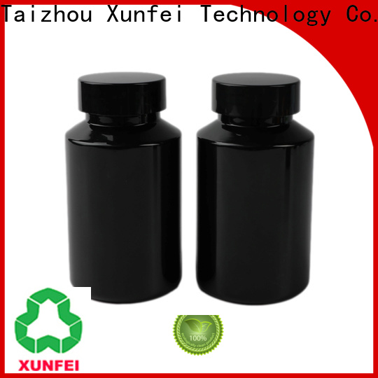 Customized brown plastic medicine bottles company