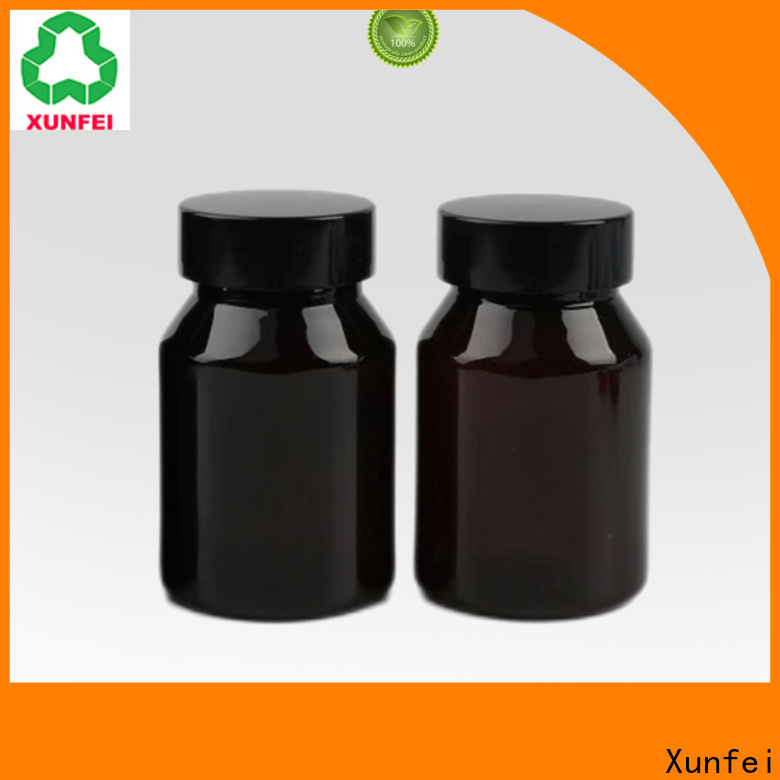 Xunfei Good Selling brown plastic medicine bottles supplier
