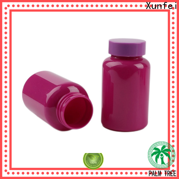 Xunfei brown plastic medicine bottles for sale