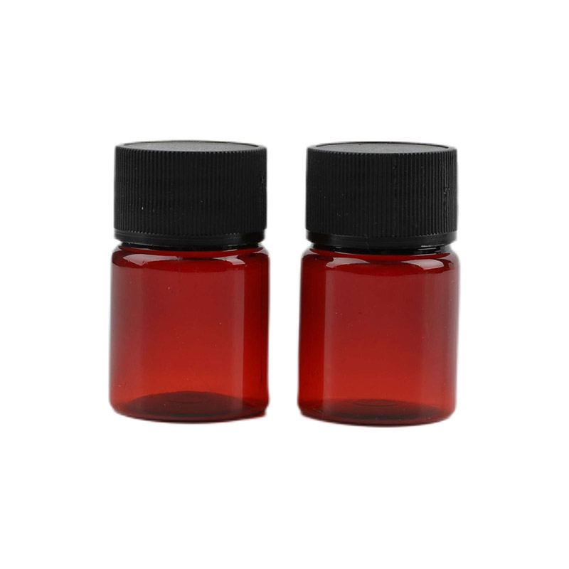 Xunfei brown plastic medicine bottles with good price