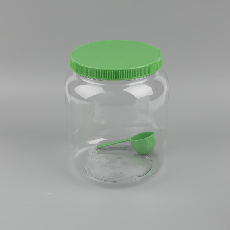 Top food grade 1.8litre PET transparent empty plastic bottle for milk